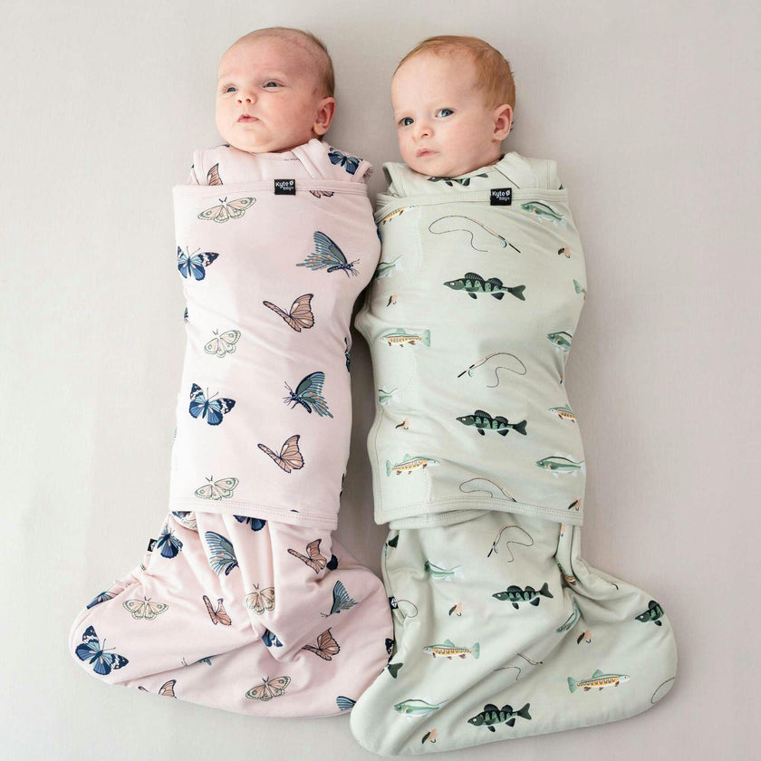 Sleep Bag Swaddler, Blush Butterfly