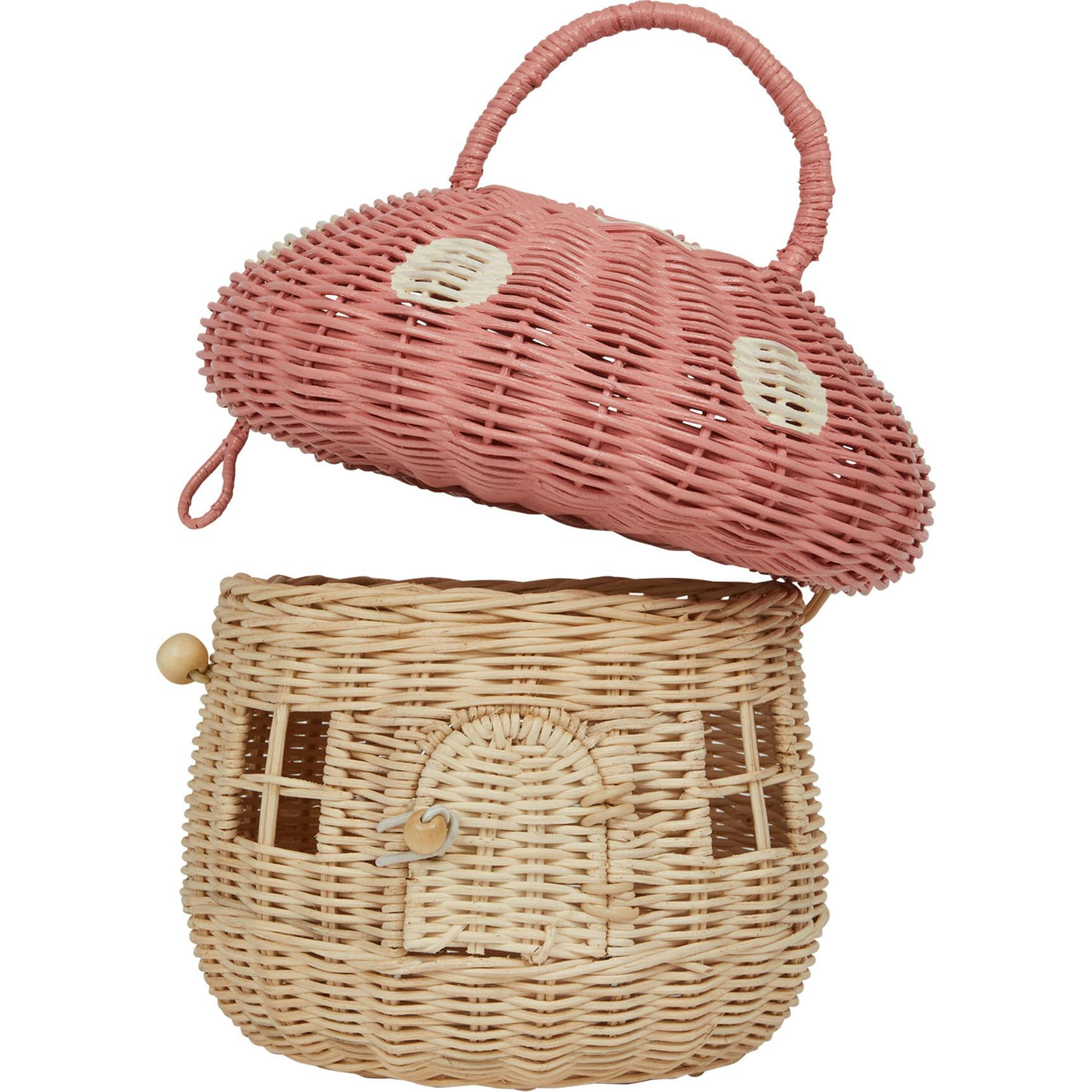 Rattan Mushroom Basket