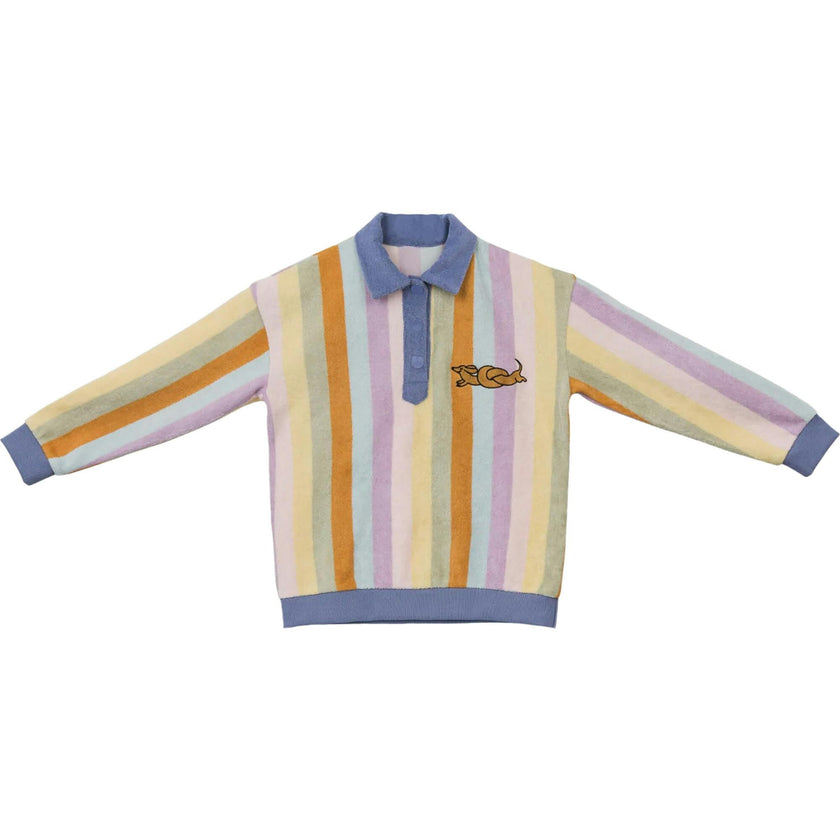 children's terry sweatshirt - sunset stripes