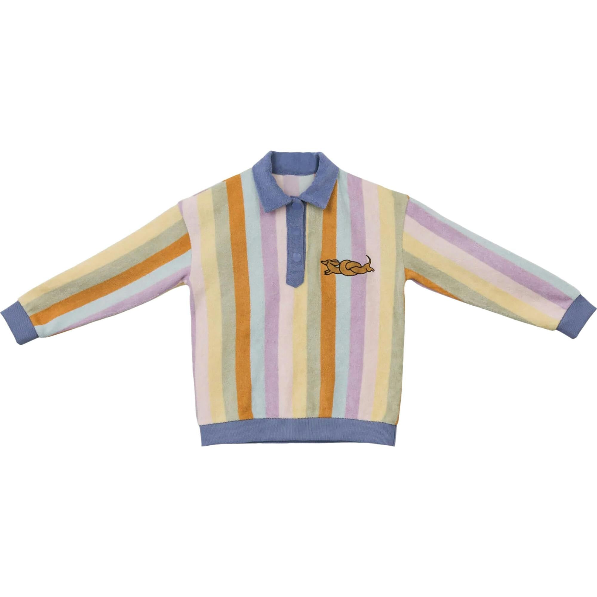 children's terry sweatshirt - sunset stripes