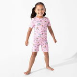 Mermaid Lagoon Kids Pajama Short Set