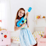 Kid's Wooden Toy Ukulele - Blue & Green