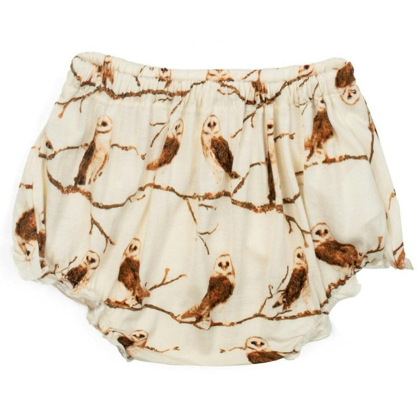 Owl Bamboo Dress & Bloomer Set