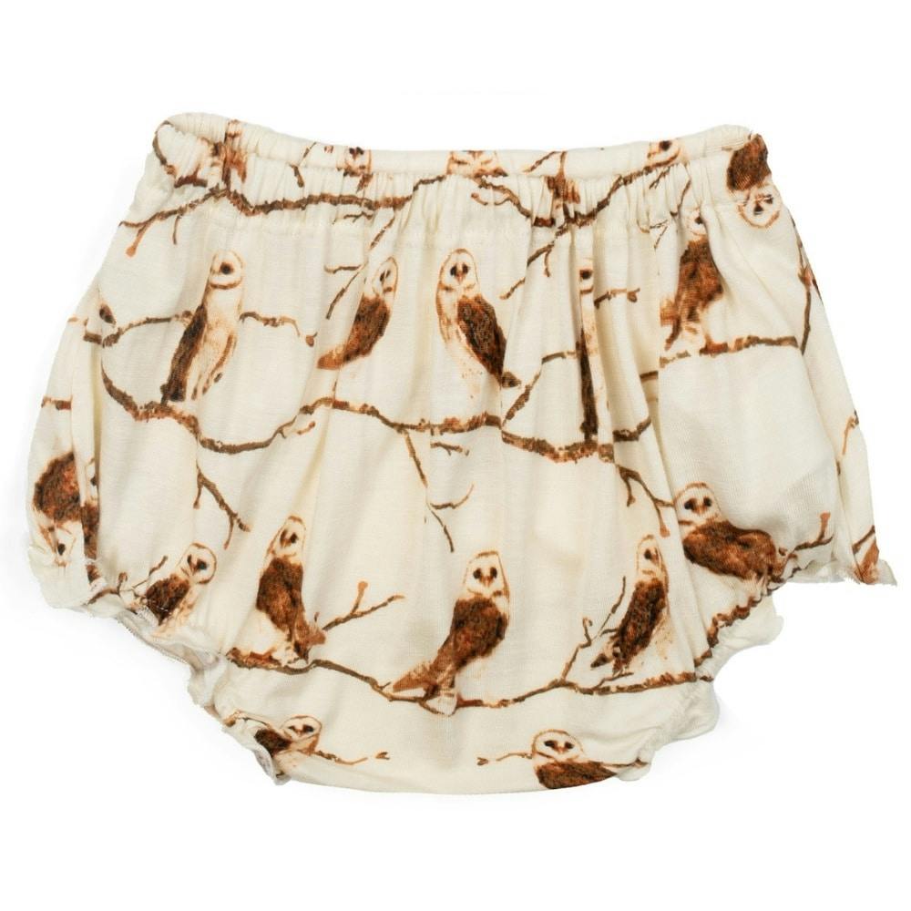 Owl Bamboo Dress & Bloomer Set