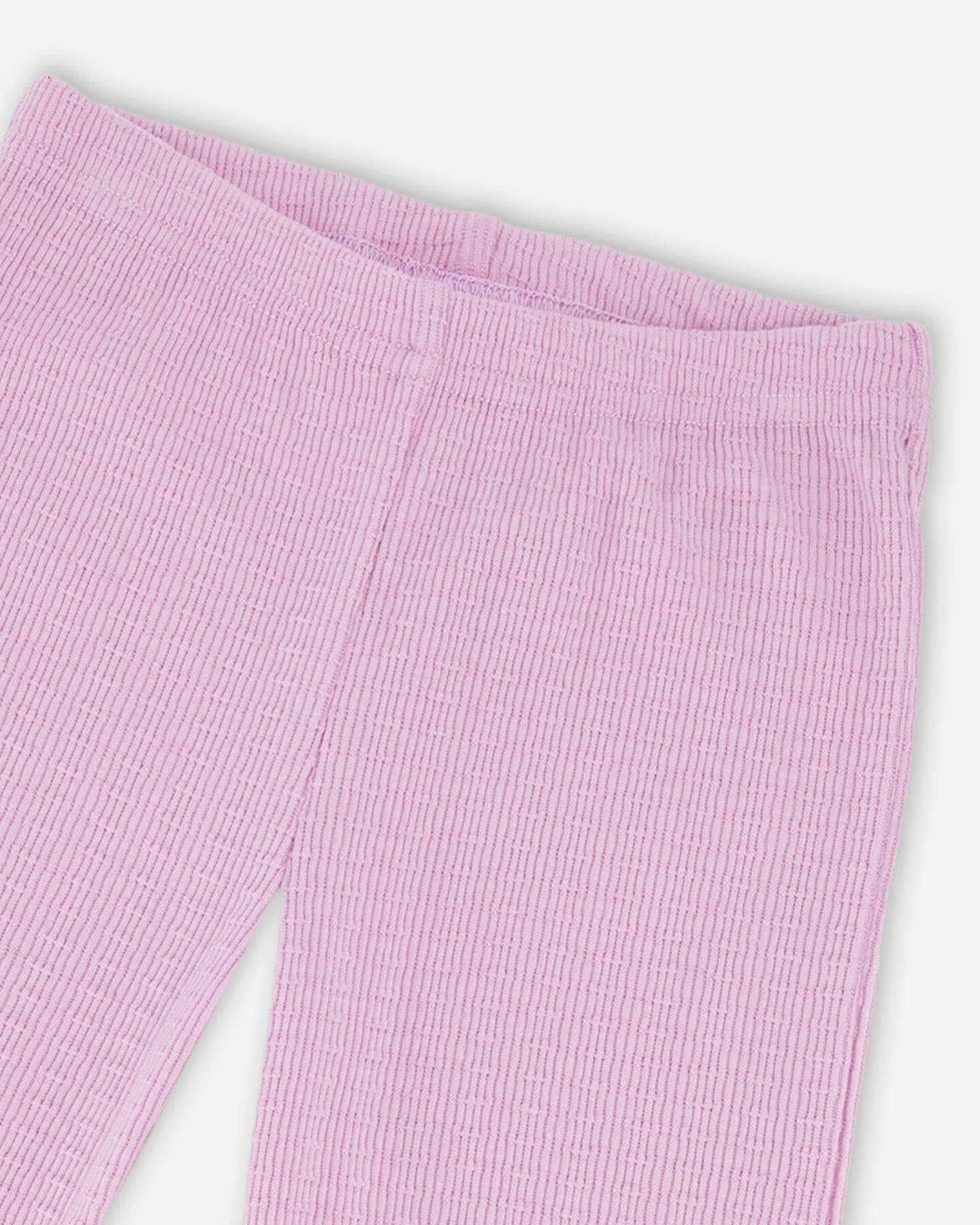 Crinkle Jersey Leggings Lilac