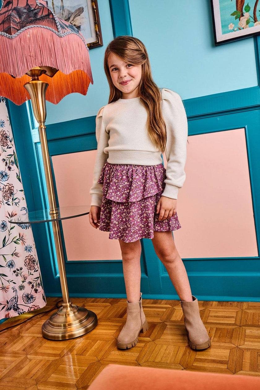 Parker Skort Violet Fleur