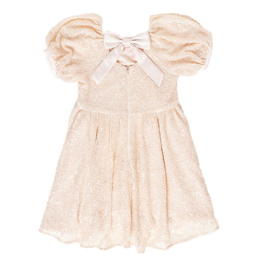 Mini Marisol Dress in Cream Sequin