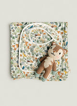 Baby Classic Bib - Foxy Forest and Finley the Fox - Knit Doll Set