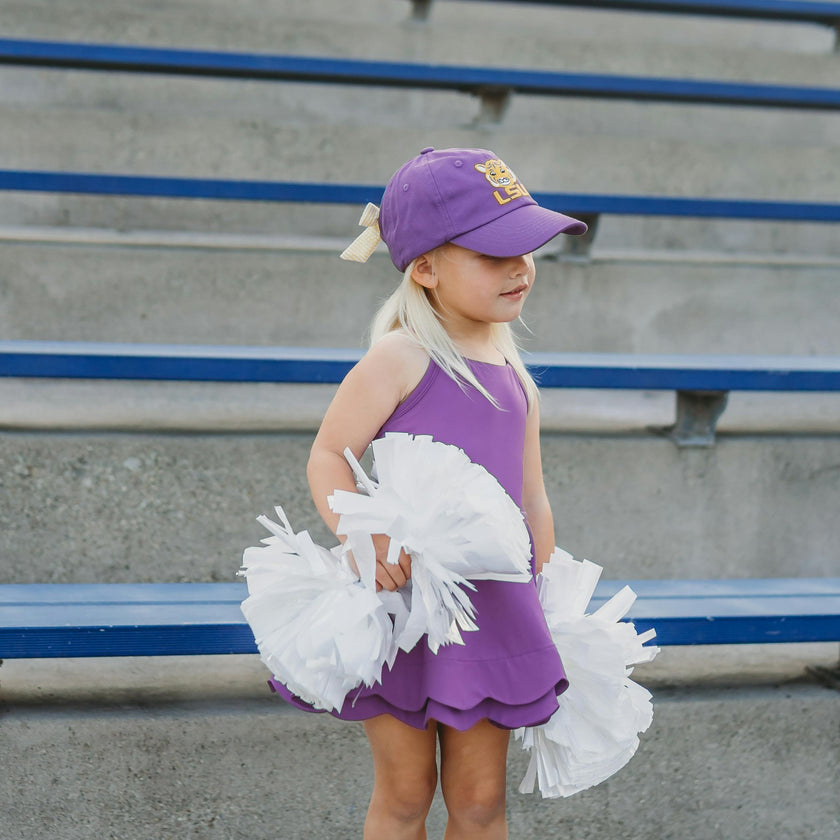 Officially Licensed LSU Tigers Bow Baseball Hat (Baby/Toddler)