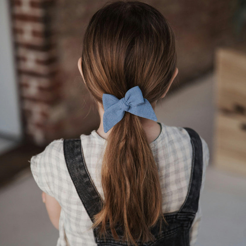 Baby Tied Bows, Blue Bundle Set