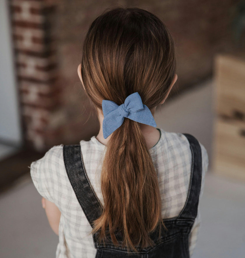 Baby Tied Bows, Blue Bundle Set