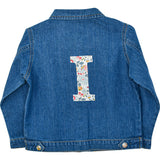 Liberty of London Children's Personalised Denim Jacket, Blue