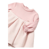 Pink Colorblock Jersey Dress & Headband