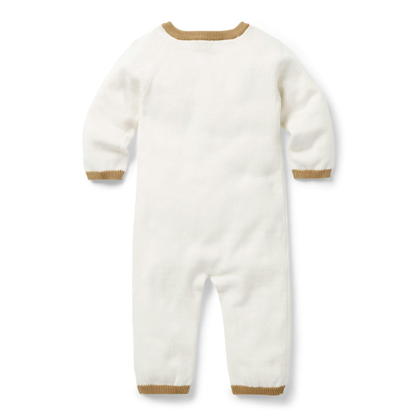Baby Dog Sweater One-Piece, ivory