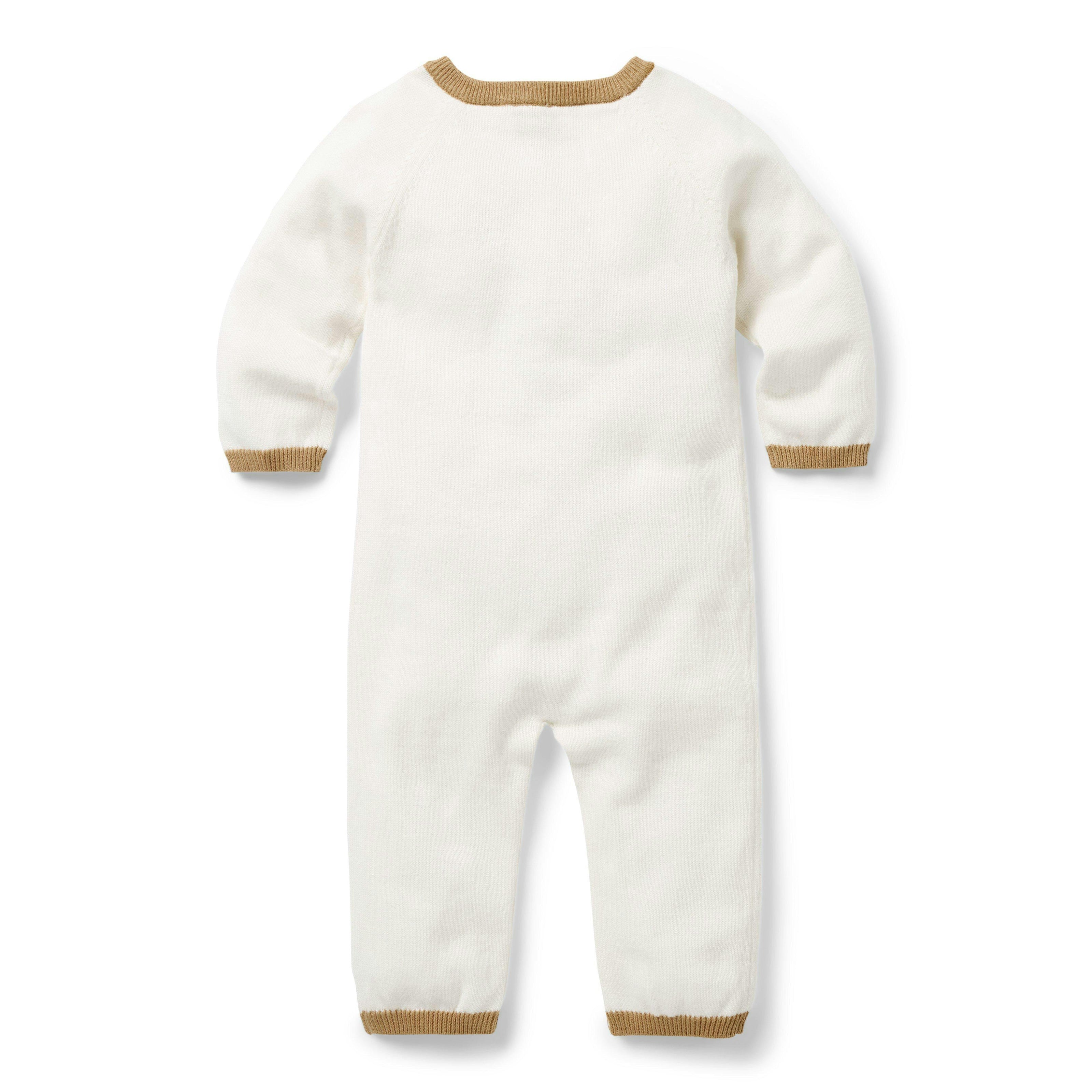 Baby Dog Sweater One-Piece, ivory