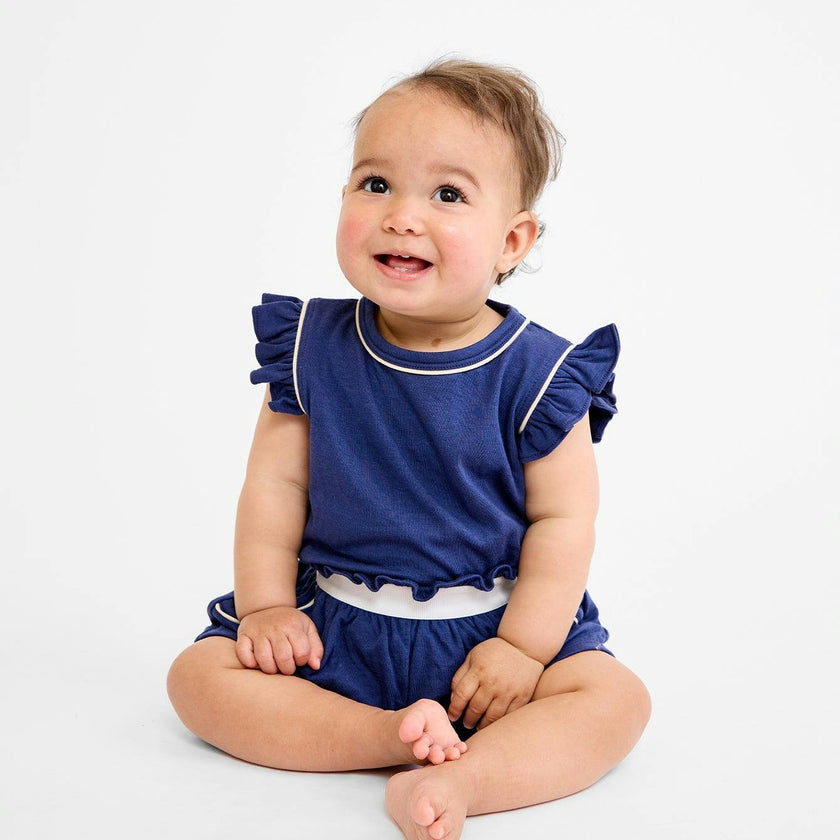 Bea Short Set, Navy