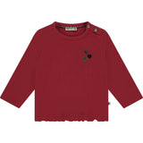 Textured Heart Embellished Long Sleeve