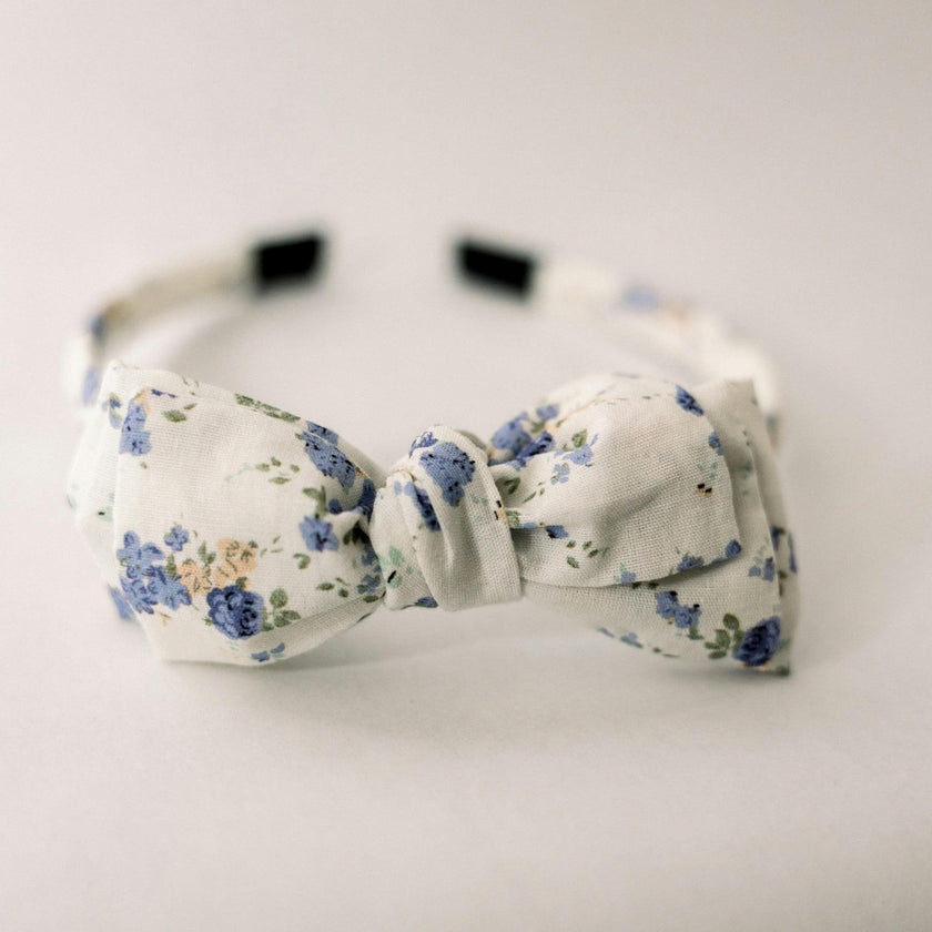 Three Little Bows Headband | Forget-Me-Not