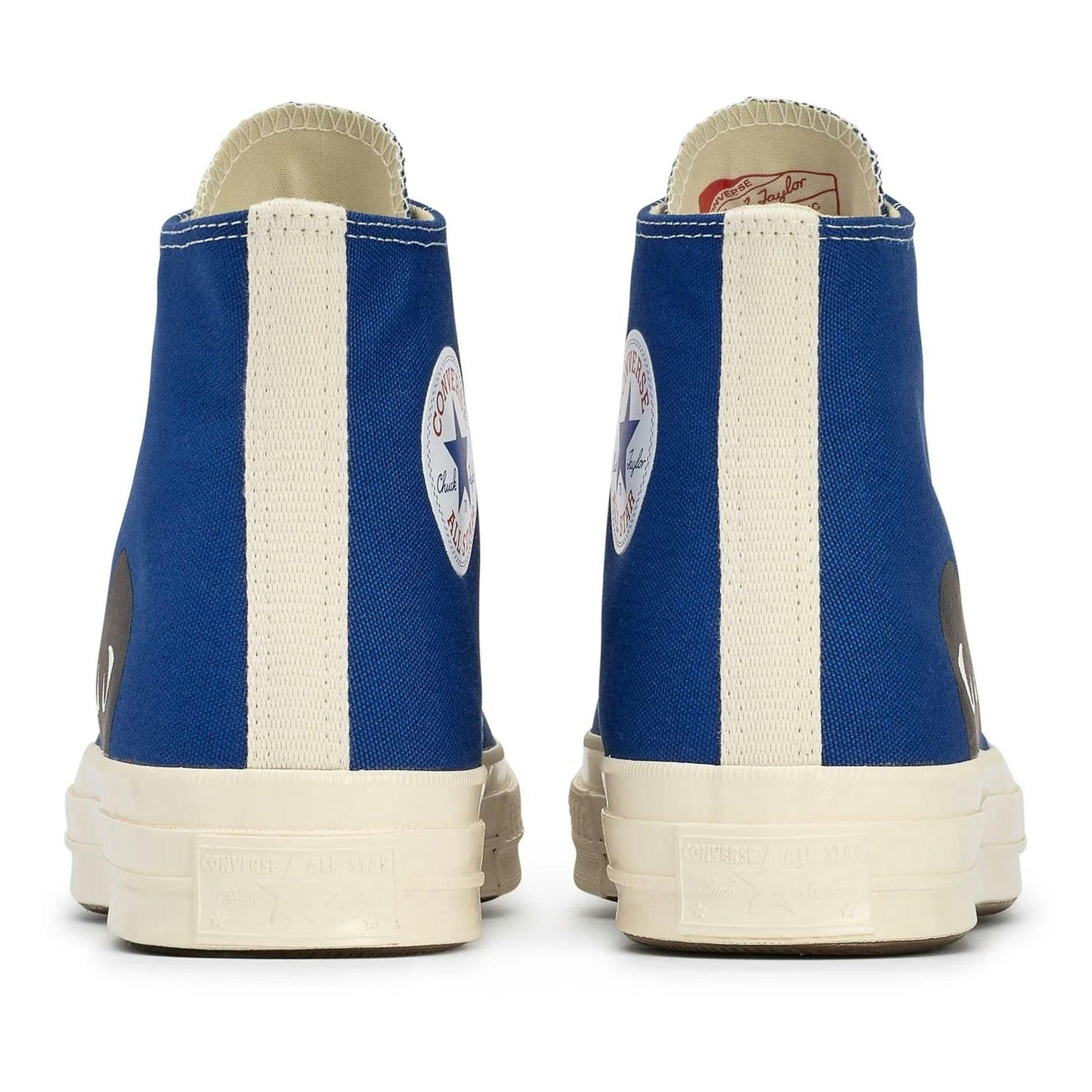 Dark Blue High Top Sneakers