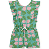 Flutter Sleeve Romper, Pink