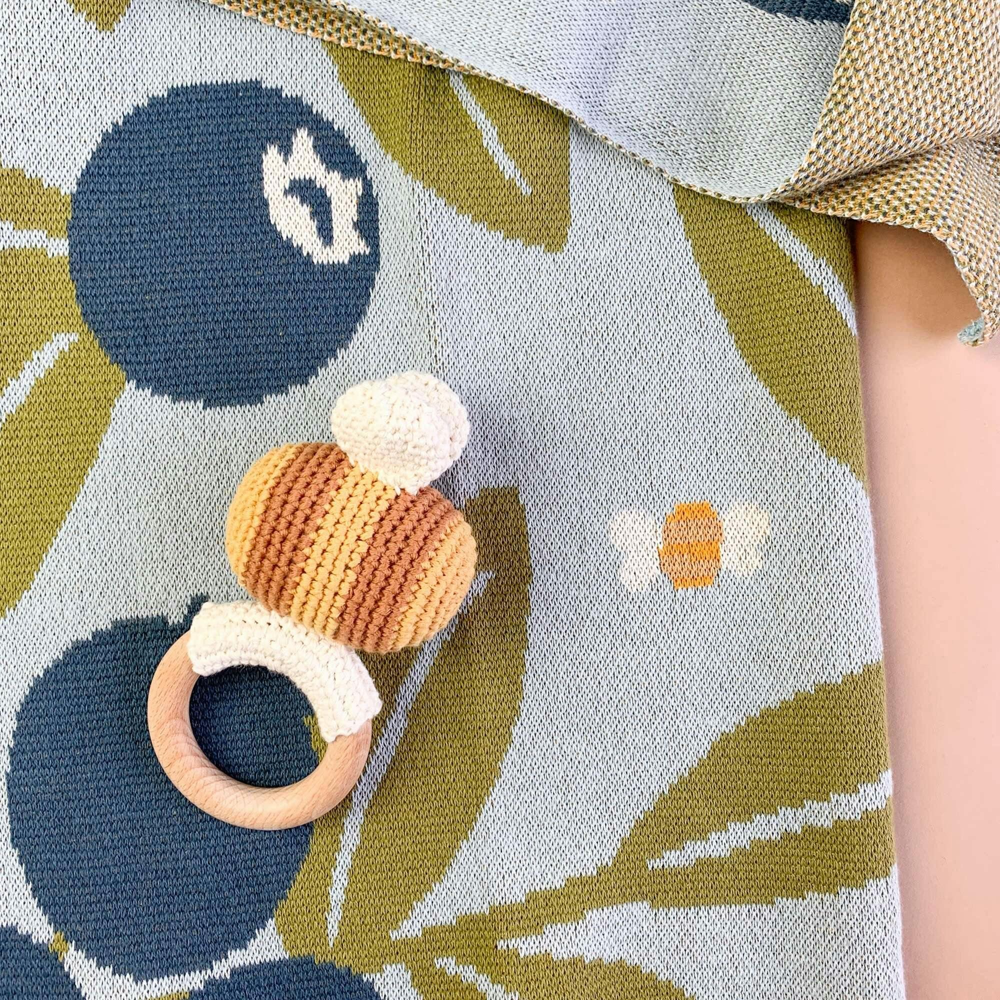 Blueberry Blanket Hat Teether Gift Set