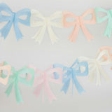 Tissue Paper Bow Garland