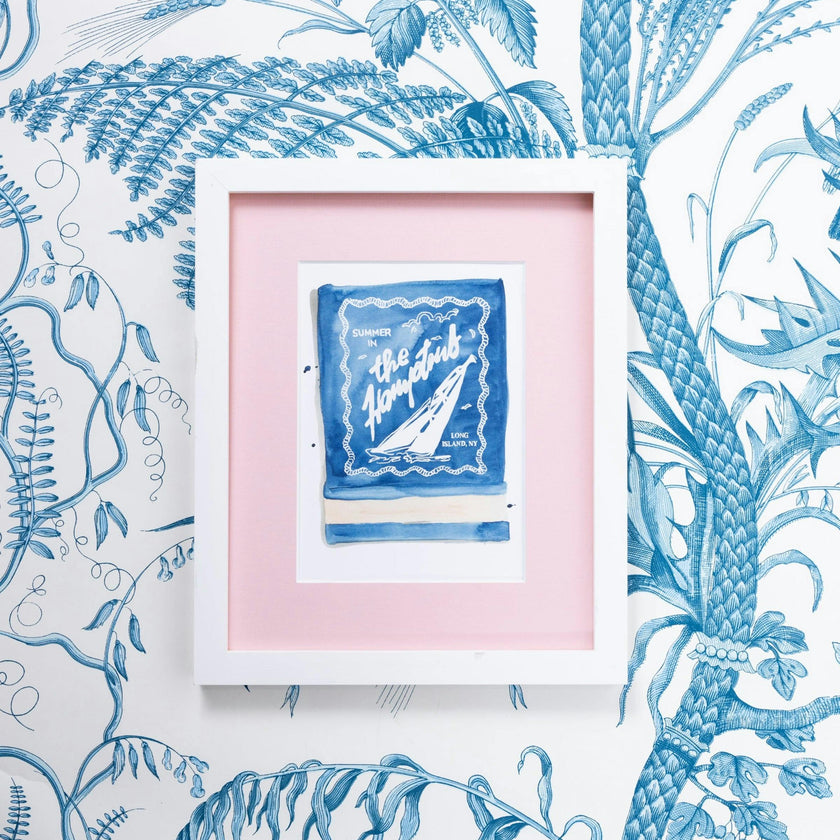 The Hamptons Matchbook Art Print