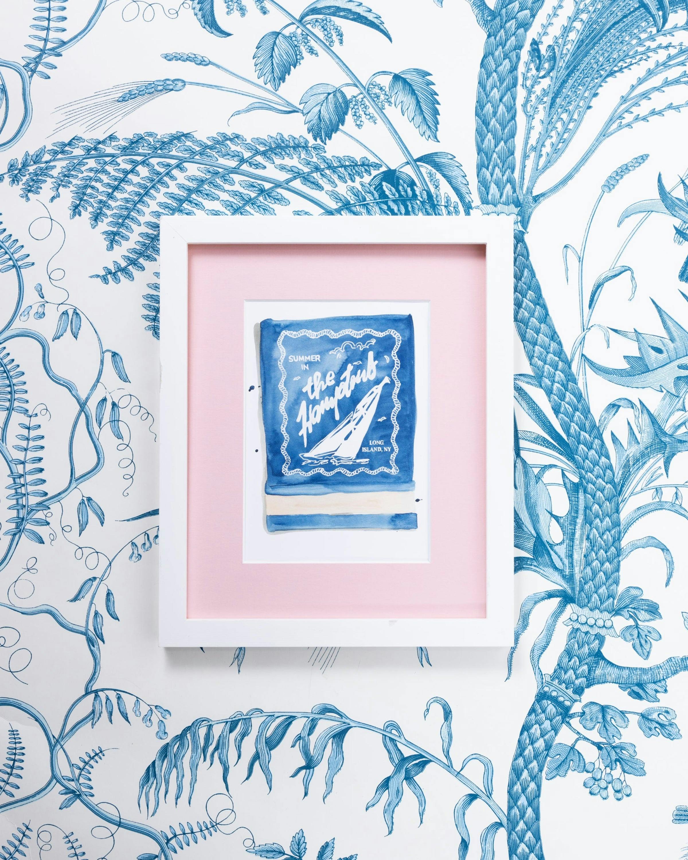 The Hamptons Matchbook Art Print