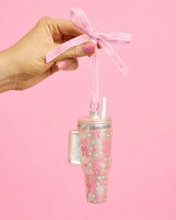 Girly Tumbler Ornament - glass ornament