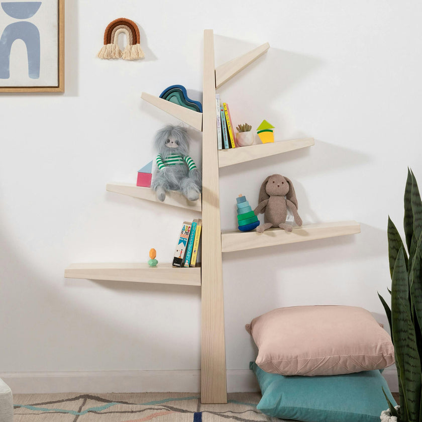 Spruce Tree Bookcase in Washed Natural