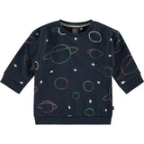 Outer Space Print Sweatshirt