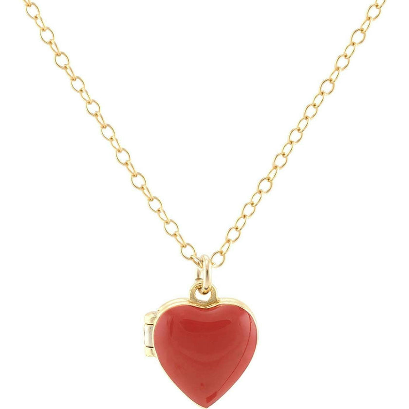 Enamel Heart Locket