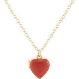 Enamel Heart Locket