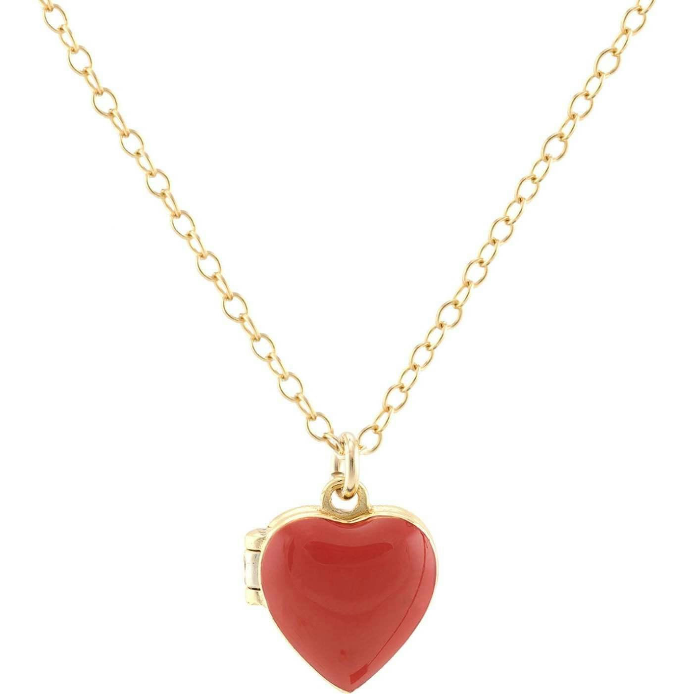 Enamel Heart Locket