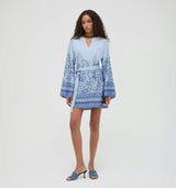 The Magnolia Tunic - Cornflower Wildflower Field