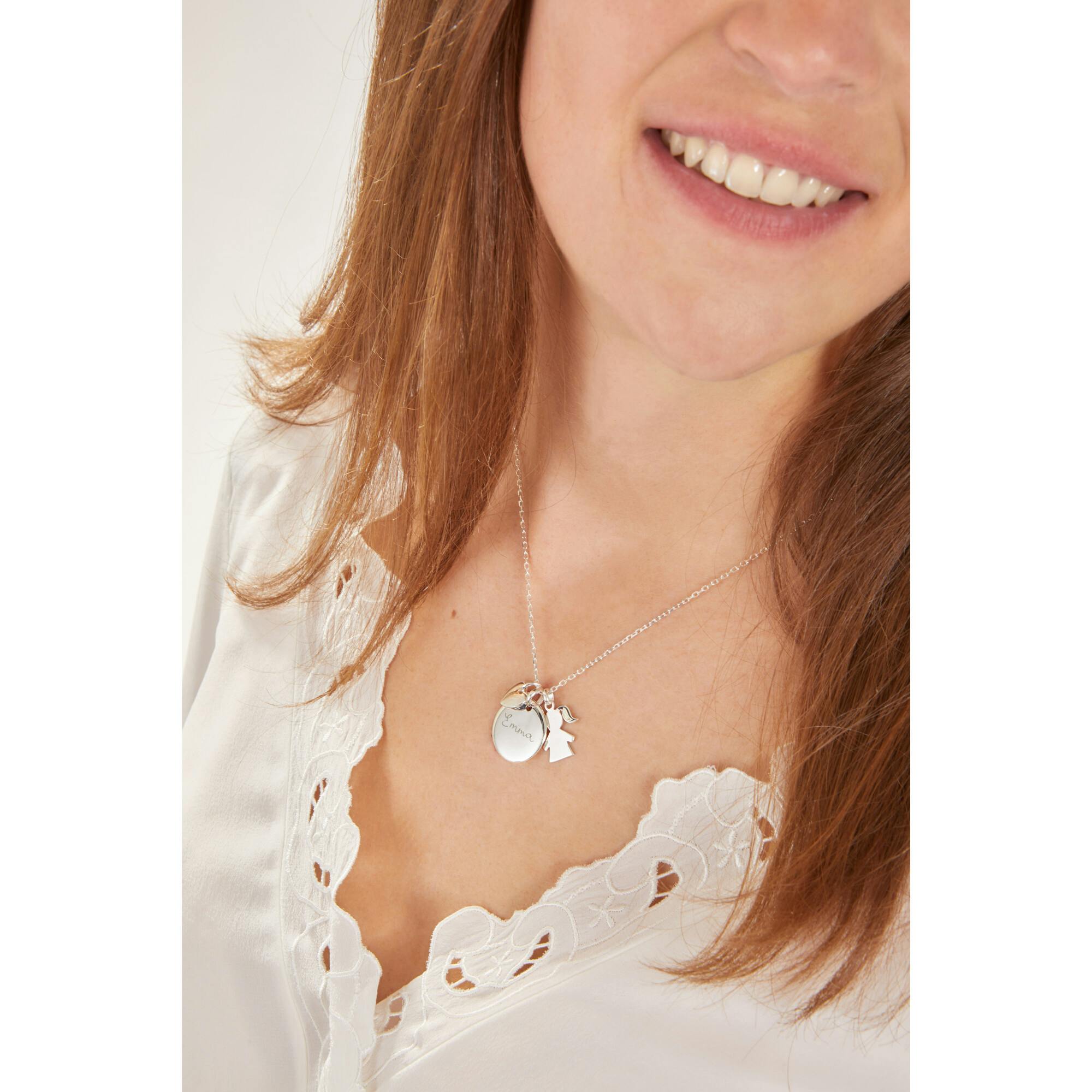The Duchess Necklace, Sterling Silver
