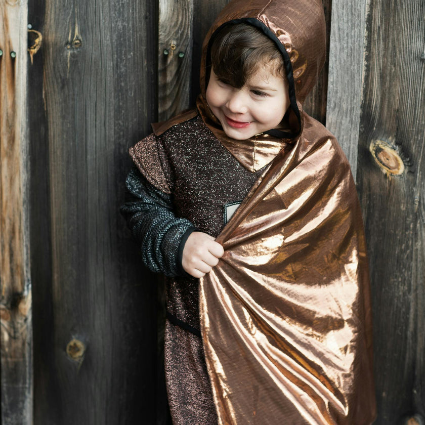 Brilliant Copper Knight Tunic with Cape