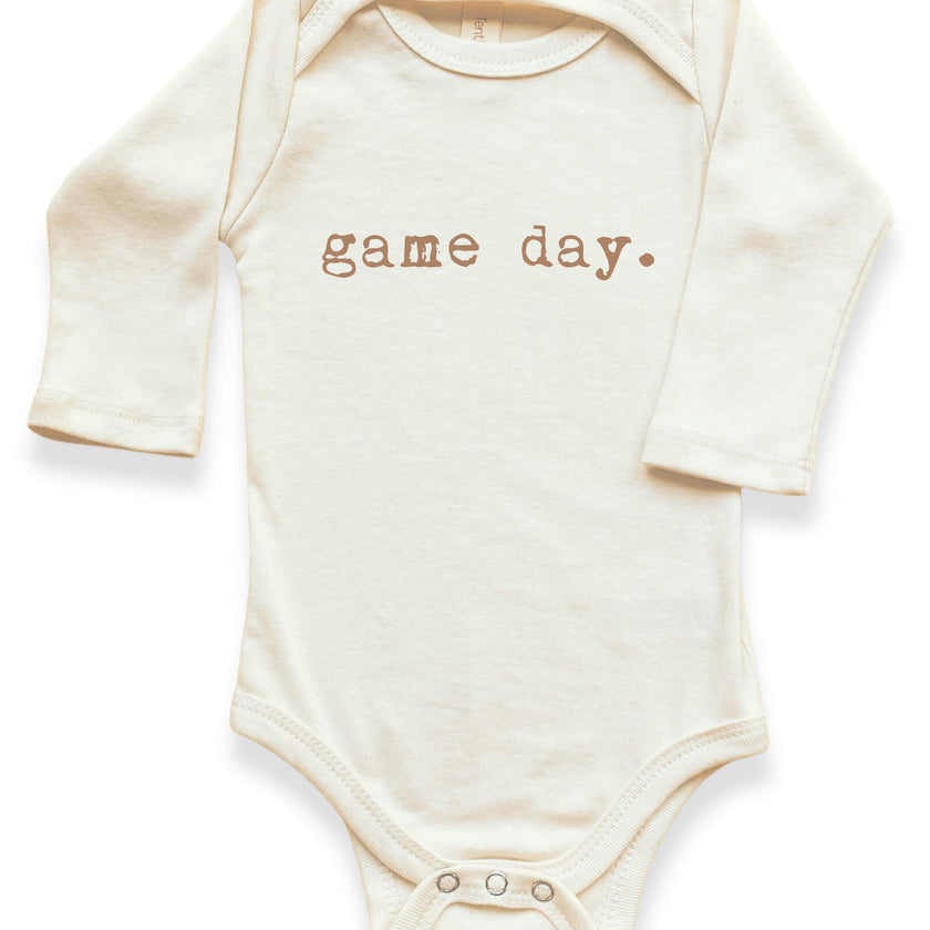 Game Day Organic Bodysuit Long Sleeve