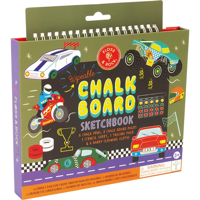 Chalk Board Sketchbook - Cars