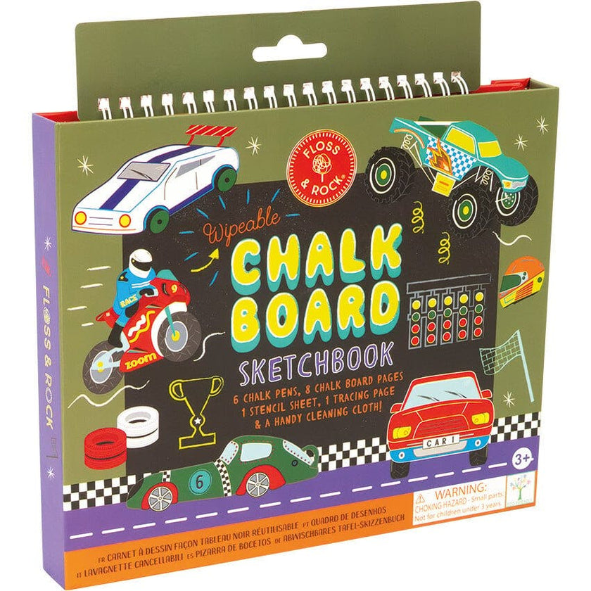 Chalk Board Sketchbook - Cars
