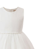 White Lysandra Sleeveless Formal Dress