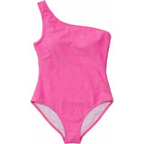 Women's Plush Terry UPF50+ One Shoulder Swimsuit