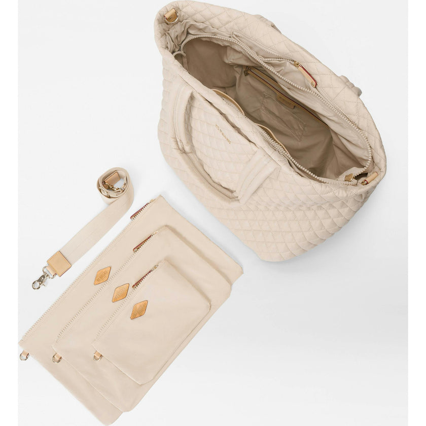 Sand Large Metro Tote Deluxe