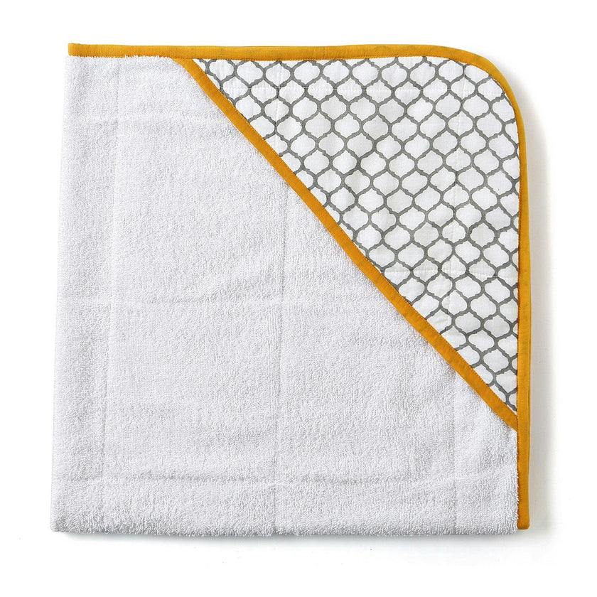 Block-Printed Terry Towel