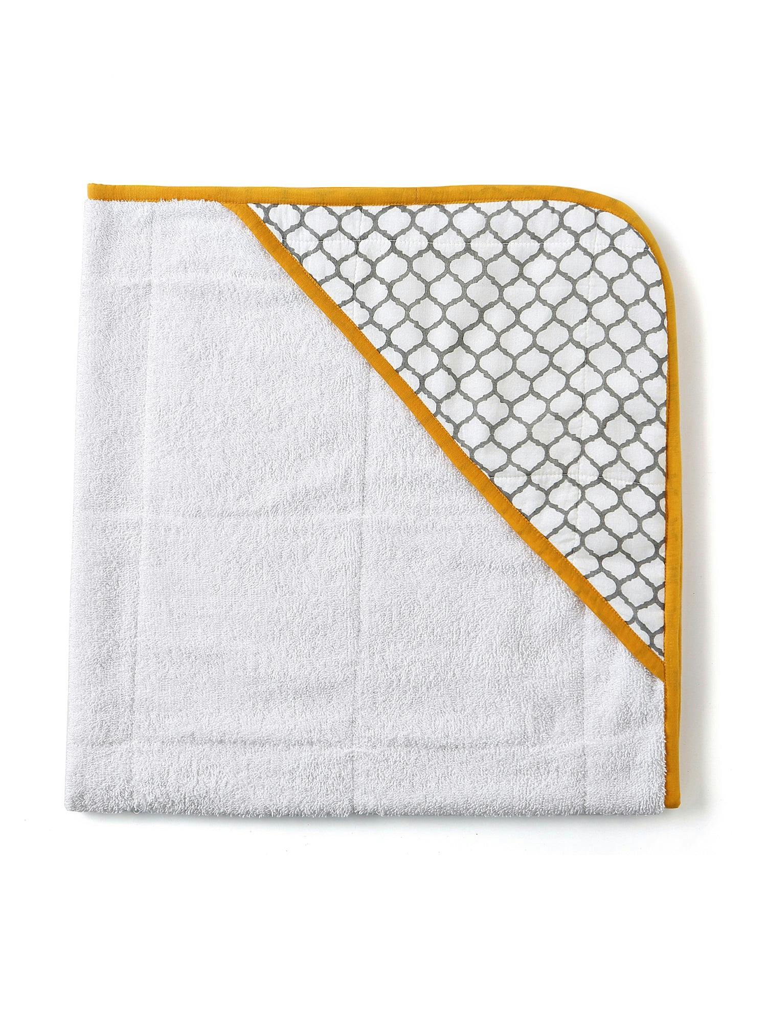 Block-Printed Terry Towel