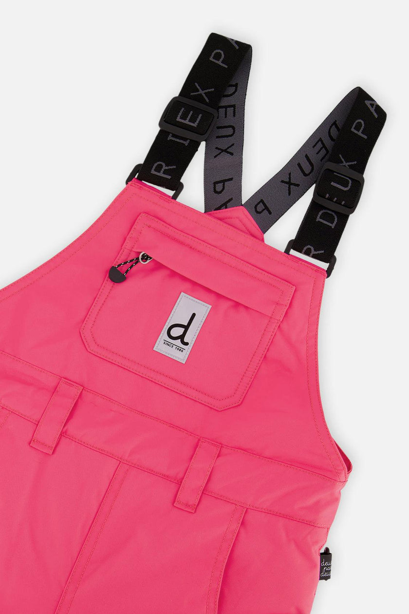Play Overall Snow Bib Bright Pink