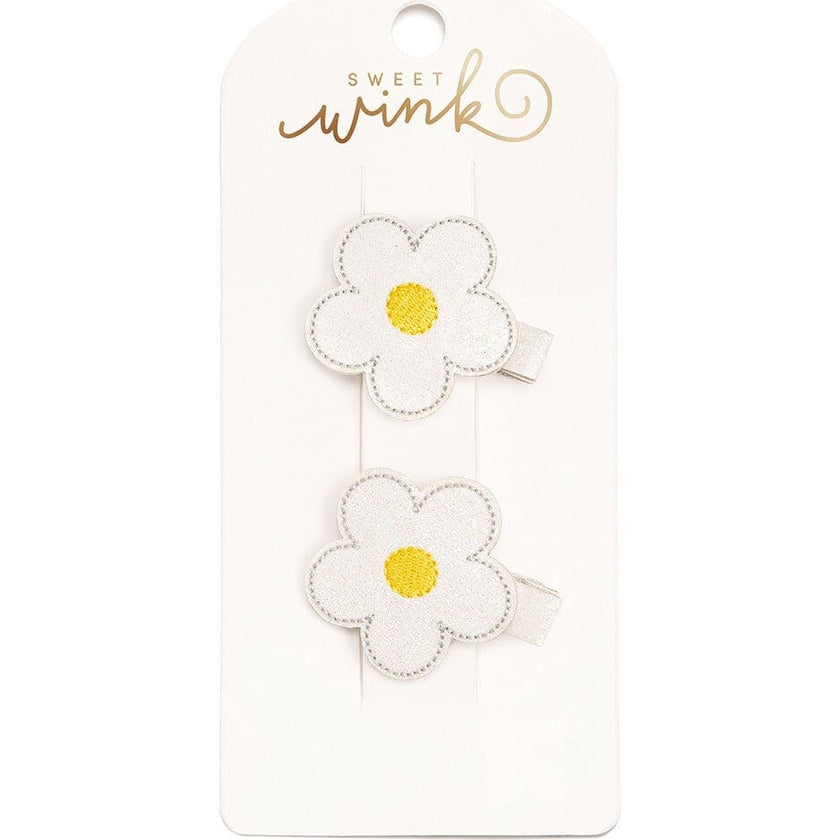 Daisy Flower Clip Set