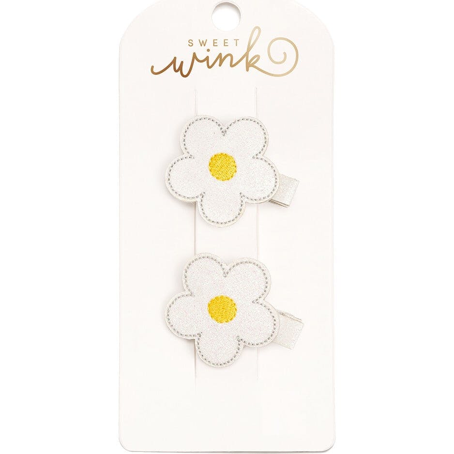 Daisy Flower Clip Set