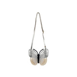 Alja Purse | Vlinder | Silver Grey Metallic Leather