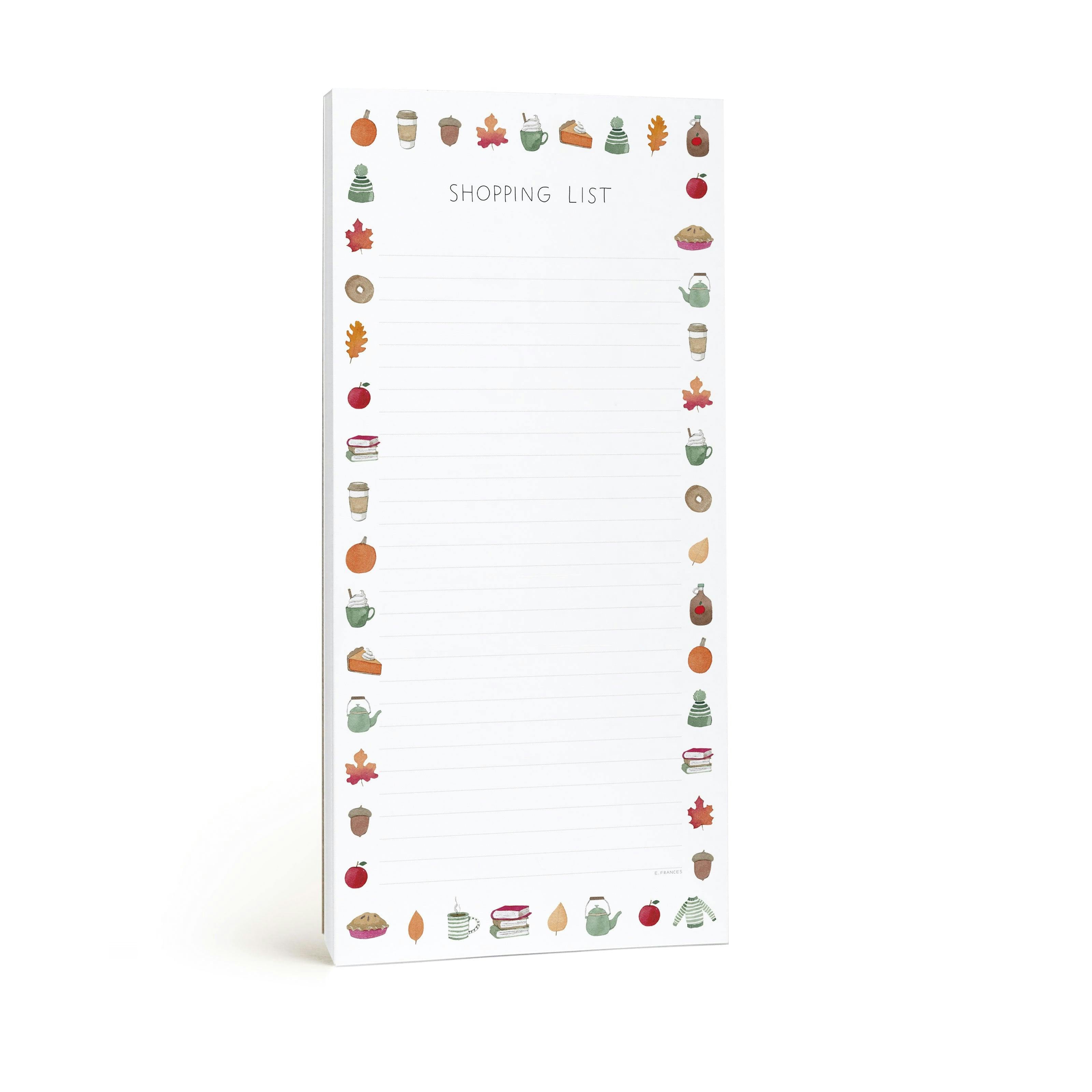 Crisp & Cozy Market Notepad
